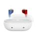 Invisible Digital Rechargeable Hearing Aids for Seniors Severe Hearing Loss Hearing Amplifier with Noise Cancelling Hearing Aid(Blue-Red)