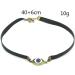 Gothic Eyeball Chain Choker Necklace for Women, Girls, and Children - Adjustable Punk Vampire Jewelry for Halloween, Cosplay, and Parties - Buy Online on GoSupps.com