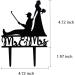 Black Mr and Mrs Wedding Cake Topper Golf Theme Wedding Bridal Shower or Anniversary Cake Topper (Golf) - Buy Online on GoSupps.com
