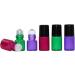JIHUOO 15pcs Glass Essential Oil Roller Bottles - Refillable Roll-On Vials 2ml Rose Red - Perfect for Essential Oils & DIY Blends - Buy Online on GoSupps.com
