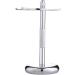 Durable Stainless Steel Razor Holder & Shaving Brush Organizer for Men - Fashionable & Practical 7x15cm Silver - Buy Online on GoSupps.com