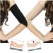 Arm Slimming Shaper - 2 Pairs Compression Sleeves for Women | Weight Loss Upper Arm Fat Reduction - All Black - Buy Online on GoSupps.com