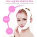 V Facial Association Beauty Face Carving Double Chin Shaping Sleep Sticker | Face-Lift Bandages & Lifting Tool in White & Pink Achieve a Tighter Youthful Look! - Buy Online on GoSupps.com