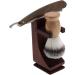 Premium Men's 3-in-1 Razor Shaver Set with Wooden Stand & Bowl - Complete Beard Grooming Kit for Sharp Shaves - Buy Online on GoSupps.com