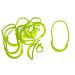 Cutefly 10pcs Zipper Pullers Plastic Fluorescent Yellow 65mm 65mm Fluorescent Yellow