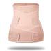 BIONICORE 3-in-1 Postpartum Belly Band Wrap - Abdominal Binder Support Belt for Pregnancy Recovery - C Section Body Shaper in Pink (Size L) - Buy Online on GoSupps.com