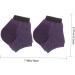 Beatifufu 5 Pairs Moisturizing Socks Foot Spa Gel Socks Heel Socks Feet Lotion Heel Anti-Crack Socks Toeless Socks Foot Softening Socks Heel Protector Heel Cushions Ankle Purple Silicone - Buy Online on GoSupps.com