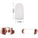 16-Piece Silicone Gel Toe Caps & Protectors - Protect Toes from Rubbing, Ingrown Toenails, Corns, Blisters, Hammer Toes - White - Buy Online on GoSupps.com