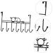 PRETYZOOM 7 Door Hook Coat Hangers Bedroom Door Modern Decor Towel Hooks Coat Hook for Door Strip Shelf Office - Buy Online on GoSupps.com