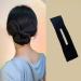 Solustre 3-Piece Hair Bun Maker Set - Reusable Flexible Rolls & Headband Hair Accessories for Women & Girls - Perfect for Stylish Updos - Black - Buy Online on GoSupps.com