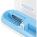 Syrisora Portable USB UV Toothbrush Sterilizer - Disinfectant Storage Holder (White) | Best International Shipping - Buy Online on GoSupps.com