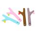 Silicone Baby Bite Ring Toys - Food-Grade Chewy Teething Straws for Toddlers | 4 Flexible Pieces for Massage & Comfort - Buy Online on GoSupps.com
