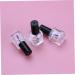 Balacoo Nails Gel Clear Gel Nail Art Gel Bottle Brush Clear Nail Polish Bottles Glass Manicure Empty Bottle - Buy Online on GoSupps.com