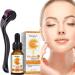 Derma Roller Microneedling Kit for Face 1.0mm and Vitamin C Serum with Hyaluronic Acid Facial Serum - 540 Titanium Microneedle Organic Vitamin C 20% Serum Micro Needles Acne Scar Anti Aging Wrinkles 1.0mm Kit - Buy Online on GoSupps.com