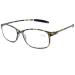 DOOViC Blue Light Filter Computer Reading Glasses for Unisex TR259-C (9 Colors) C8 Green Tortoiseshell 2.0 x