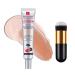 CC Cream Color Correcting Color Correcting CC Cream with Centella Asiatica and With SPF 25 Coverage Lightweight Foundation Boost Radiance Even Skin Tone Avoid Sun Damage (#1-Dark)