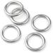 Hamineler 30 PCS Smoothing Welded 304 Stainless Steel O-Ring Welded Round Rings for Camping Belt  Dog Leashes  Luggage Accessories (3mm15mm ID) - Buy Online on GoSupps.com