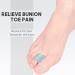 MHSY Toe Separators - 4PCS Gel Bunion Correctors & Toe Spacers for Overlapping Toes, Hallux Valgus Relief - Blue - Buy Online on GoSupps.com