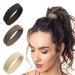 JklausTap Silicone Hair Tie Rubber Bands Ponytail Holder Multifunctional Foldable Hair Accessories Black