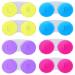 ZKHSeou 8-pack contact lens container exhaustive travel contact lens container colored contact lens container portable contact lens container for at home and when traveling