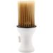 Soft Hair Neck Duster Brush with Talcum Powder Press Salon & Travel Styling Tool for Fine & Soft Hair (White) - Buy Online on GoSupps.com