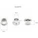 CRAFTMEMORE 100pack 3/16 ID Colored Eyelets Grommets with Washers - Black Aluminum Eyelets for DIY Craft, Shoes, Clothing, Leather, Canvas - Buy Online on GoSupps.com