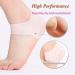 DOBST Gel Heel Protectors - Breathable Heel Cups for Pain Relief and Dry Cracked Heels - Silicone Gel Guards for Women & Men (2 Pairs) - Buy Online on GoSupps.com
