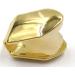 Exceart Hip Hop Teeth Grillz - Shiny Gold Top Single Grill Cap - 2pcs Mouth Decoration Accessories - Buy Online on GoSupps.com