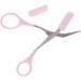 BeeSpring Women Eyebrow Trimmer Comb - Precision Eyelash Hair Scissors Cutter for Flawless Makeup - Buy Online on GoSupps.com