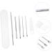 4-Piece Ear Cleaning Tool Set | Ear Pick, Ear Wax Remover, Ear Scraper | Silver Kit - Buy Online on GoSupps.com