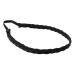 Beaupretty Women's Fashion Headbands Braided Headband Classic Chunky Wide Braids Elastic Plaited Hairpiece Decorative Hair Band Hair Accessory for Women (Black) Womens Fashion Headbands