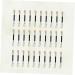 DOITOOL Makeup Tools 50pcs Sponge Double-headed Women Applicators Beauty Stick Brush Practical Eyeshadow Latex Aluminum 7.5X0.5cm As Shown - Buy Online on GoSupps.com