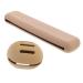 Healeved 1set Powder Puff Storage Box Sucker Miss Silica Gel Cosmetics Khaki 20X4.8CM