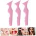 Mikinona 3pcs Silicone Beauty Ruler Eyeliner Pencil Eyeshadow Stencils Aid Makeup Guide Stencils Puzzle Bevel 15X4.15CM Pink-2 - Buy Online on GoSupps.com