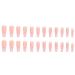 Kamize Line Pink Press on Acrylic Coffin False Nails - 24PCS - Buy Online on GoSupps.com