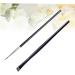 HAPINARY 2pcs Eye Makeup Tools Makeup Brushed Horsehair Eyeshadow Crease Brush Beauty Brush Pen Wooden - Buy Online on GoSupps.com