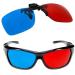 3D Vision Glasses Multi-use Red Blue Anaglyph Glasses for 3D Movie Game Theater Film Glasses