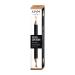 NYX PROFESSIONAL MAKEUP Micro-Contour Duo Pencil  Medium Deep  0.1 Ounce Medium Deep 0.1 Ounce