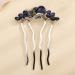 Missgrace Blue Crystal Rhinestone Flower Hair Comb for Bride - Wedding Prom Hair Accessory - Buy Online on GoSupps.com