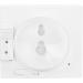 Bathroom Accessories Digital Clock Ring Dynamic Hand Time Display Supports Digital Display Time Display for Bathroom (White Pisa Leaning Tower Type) - Buy Online on GoSupps.com