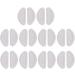 Bayore Self-Adhesive Nose Pads for Glasses - 10 Slip-Resistant Silicone Pads Thin & Comfortable Black 1mm - Buy Online on GoSupps.com