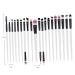 Shop Housoutil 60 Pcs Eyeshadow & Eyelash Brush Kit - Portable Makeup Accessories for Women | International Shipping - Buy Online on GoSupps.com