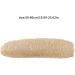 Natural Loofah Sponge - Exfoliating Bath & Shower Scrubber for Body Spa | Eco-Friendly Back Scrubber - Buy Online on GoSupps.com