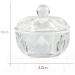 JIHUOO 2 Pieces Clear Dappen Glass Nail Art Cup - Perfect Nail Design Liquid Powder Dappen Dish with Lid - Buy Online on GoSupps.com