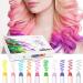 10 Colorful Hair Chalk Pens for Girls Women Temporary Hair Coloring Safe & Non-Toxic Washable Hair Dye Colourful Pens - Great Gift for Girls KK's (10 PEN Chalk)