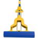 Rubber Sponge mop Foldable with Super Absorbent Sponge Head and Telescopic Handle (Brush Head 28 cm Rod 130 cm)