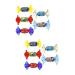 HOMSFOU 10 Pcs Candy Ornaments Faux Candy Decor Treats Collection Stained Glass Candies Stocking Stuffer Gifts Glass Candy Decorations Murano Glass Candy Modeling Multicolored Glass Puppet