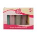 Funcakes Rollfondant Multipack Earth perfect for cake decoration halal cosher and gluten -free.5 colors Honey Gold Red Earth Urban Taupe Old Rose Teal Blue 5 x 100 g Earth Colors