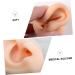 Healifty 4 Pcs Silicone Earrings Ear Piercing Jewelry Set - Soft Ear Models for Piercing Simulation - Human Body Ear Models - Assorted Colors - Buy Online on GoSupps.com