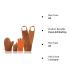 4 Pack Self Tanning Mitt Applicator Kit with Exfoliating Gloves and Back Lotion Applicator - Buy Online on GoSupps.com